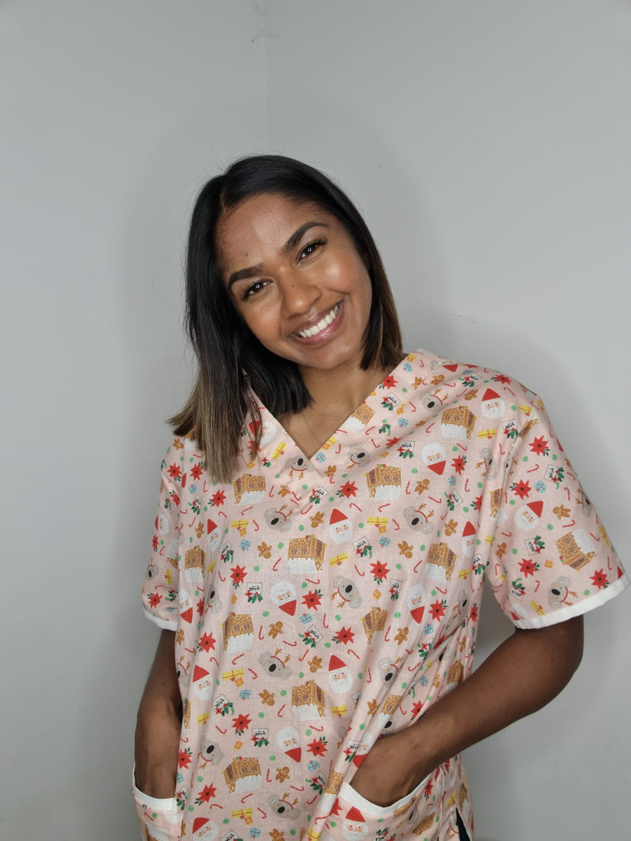  Scrub Tops: Clothing, Shoes & Accessories